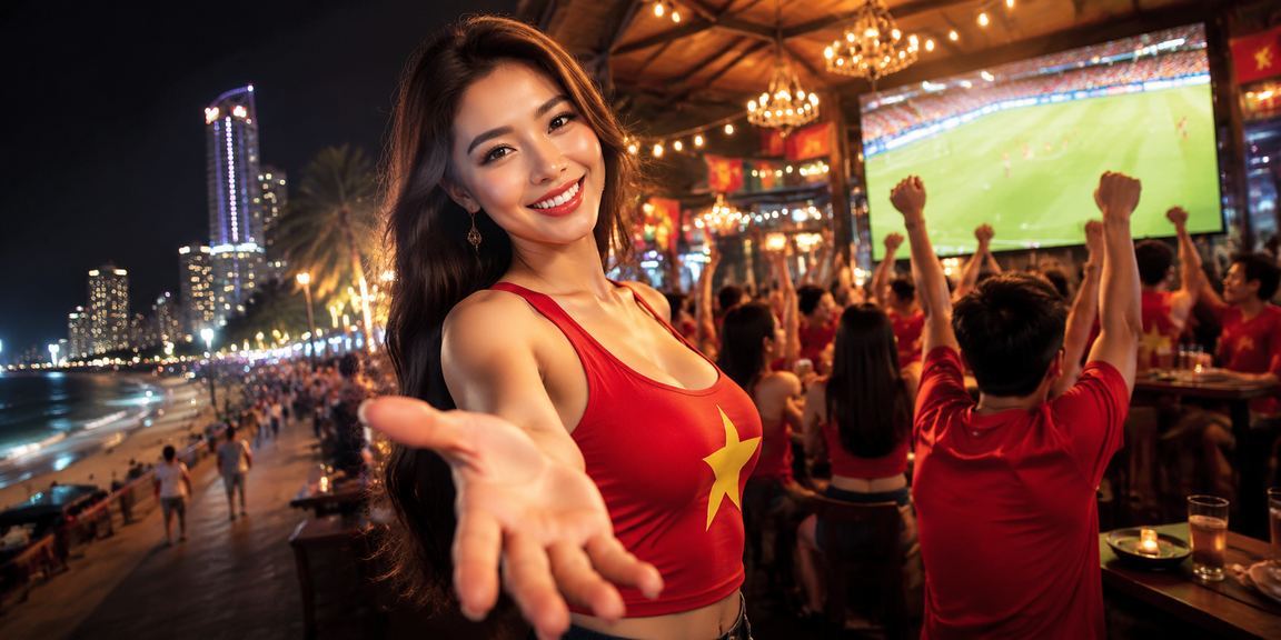 Không khí lễ hội sôi động tại Nha Trang với người chơi tham gia slot game trực tuyến