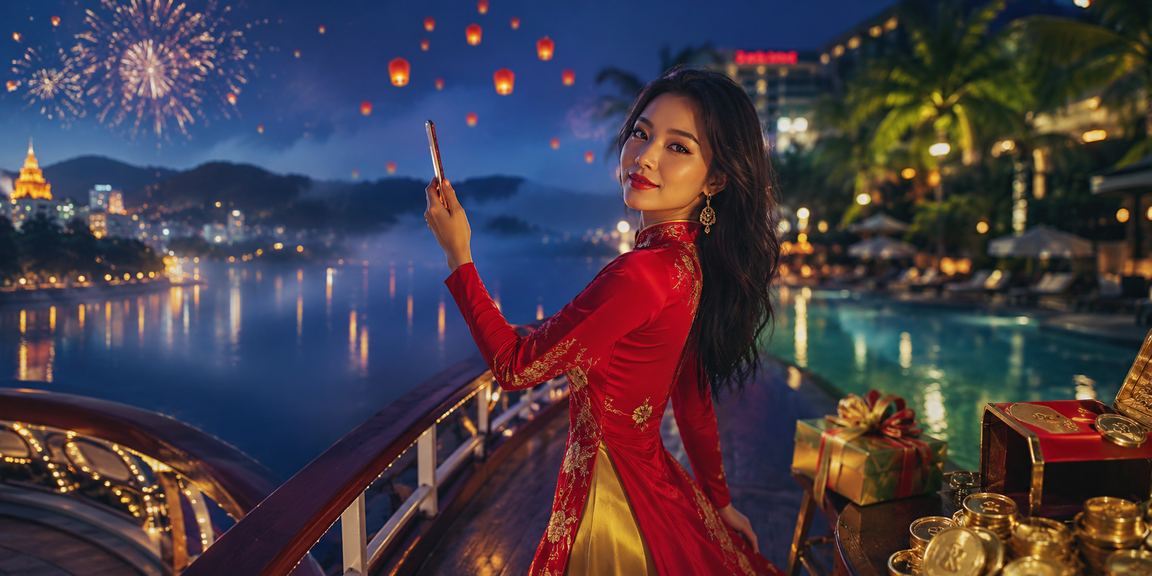 Người dùng Việt Nam theo dõi bảng khuyến mãi và đặt cược trực tuyến trên điện thoại